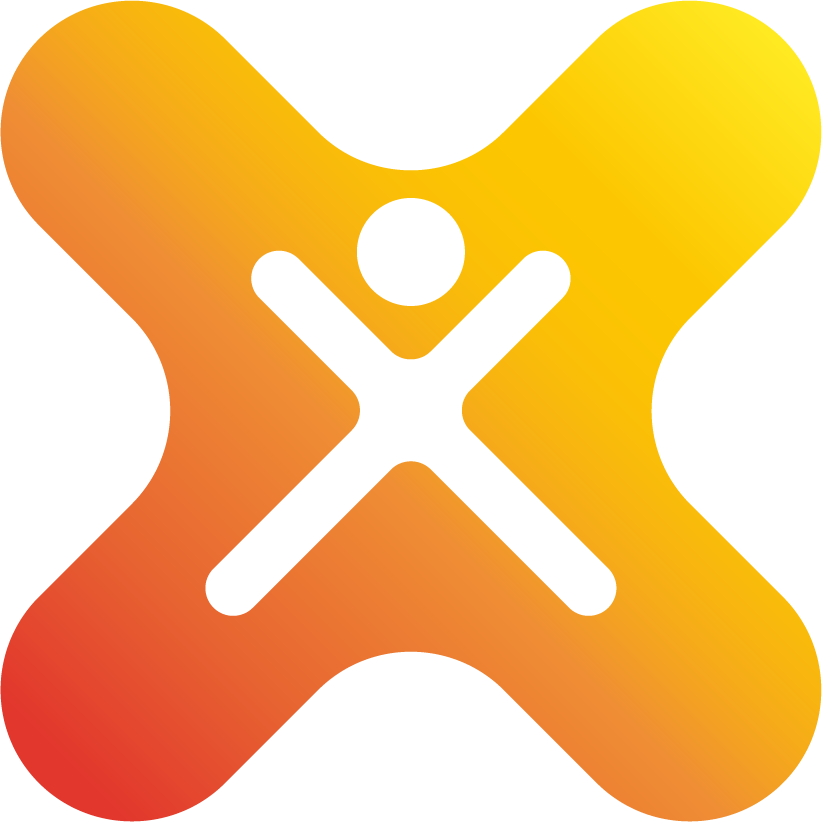 BIH-015_Logo_HEALTH-X_dataLOFT_Bildmarke_orange transparent_220209